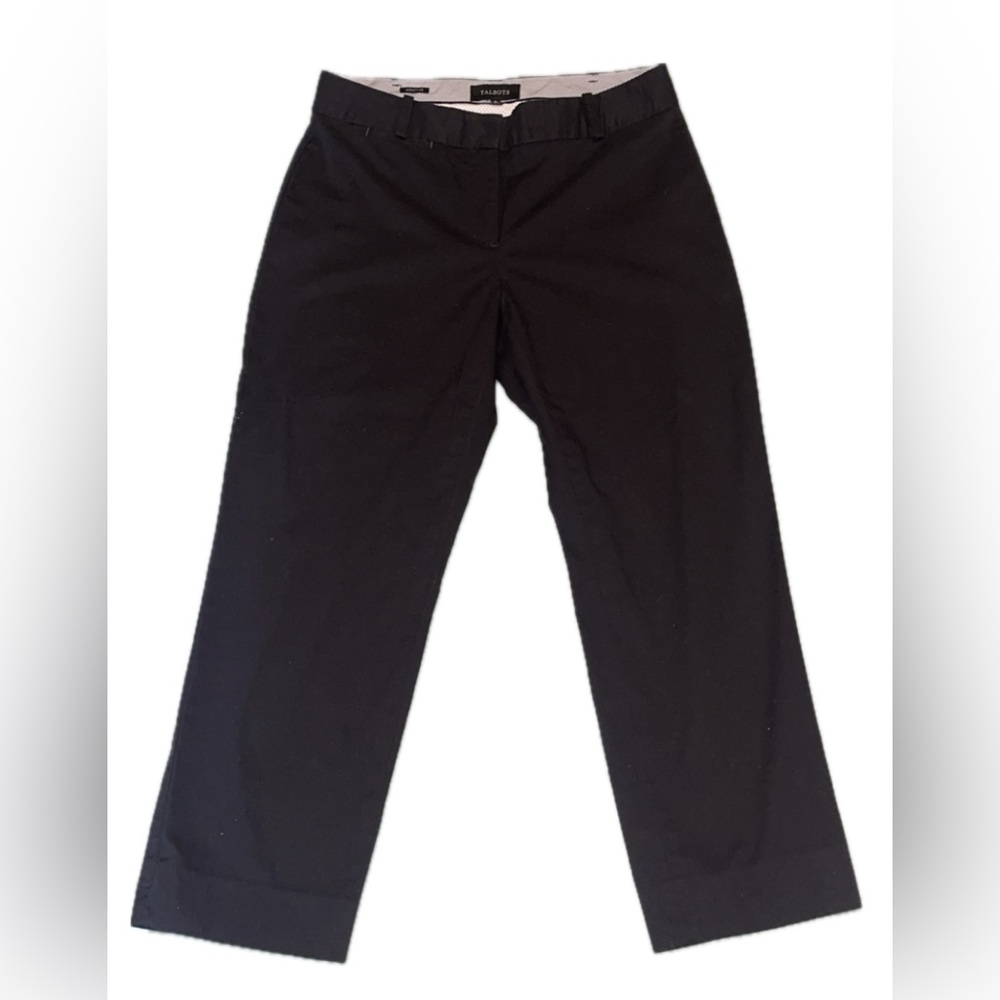 Talbots Black Capris